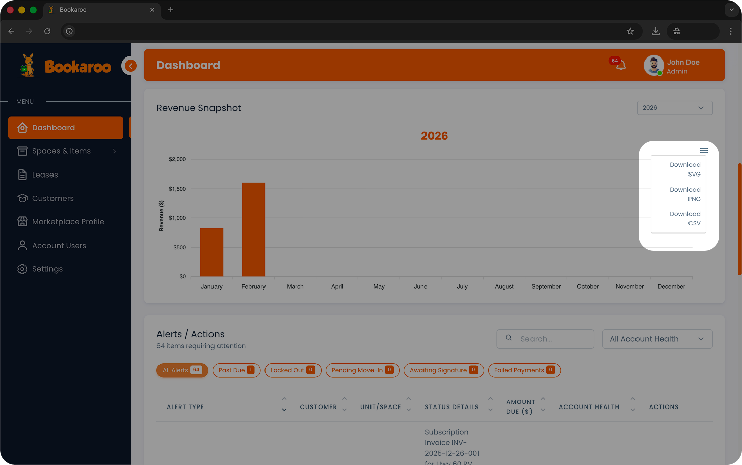 Export reports