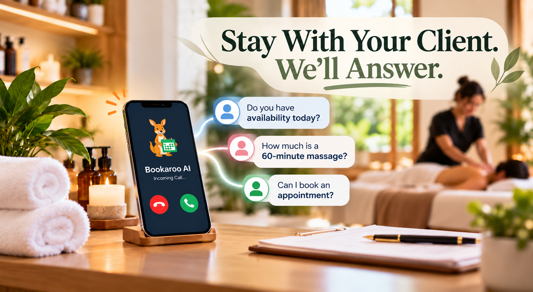 Your Client Is on the Table. Your Phone Is Ringing. What Do You Do?